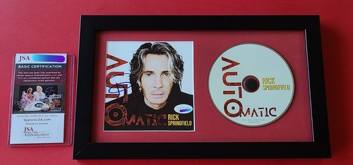 Rick Springfield "AUTOMATIC " CD DISPLAY FRAMED SIGNED AUTOGRAPH w/ J.S.A. COA  - Picture 1 of 2