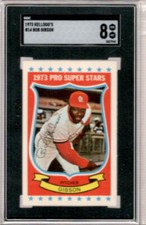 1973 Kellogg's #14 Bob Gibson SGC 8 NM-MT Cardinals ID:53920