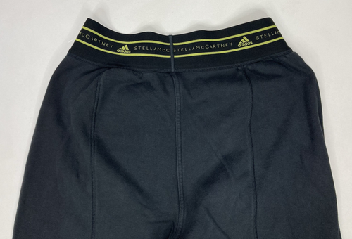 Adidas Stella McCartney Jogger Sweatpants Women Large Black Yellow HM3817 - Picture 6 of 10