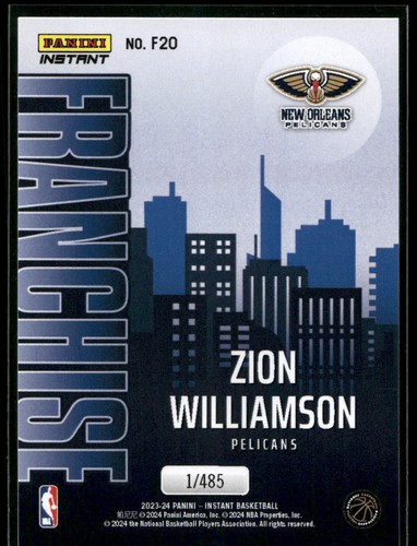 2023-24 Panini Instant Basketball NBA THE FRANCHISE 1/485 SP - Pick A Card - RC - Picture 41 of 61
