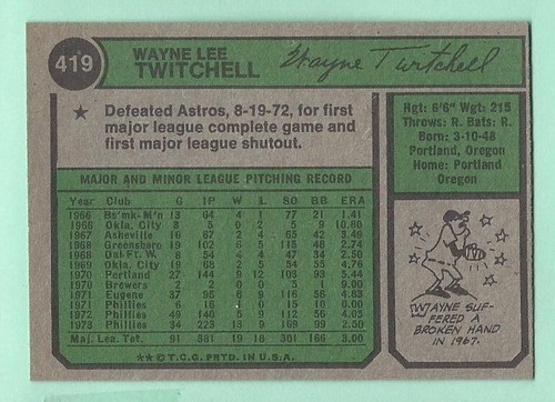 1974 Topps Baseball - You Pick - #221-440 - Picture 417 of 457