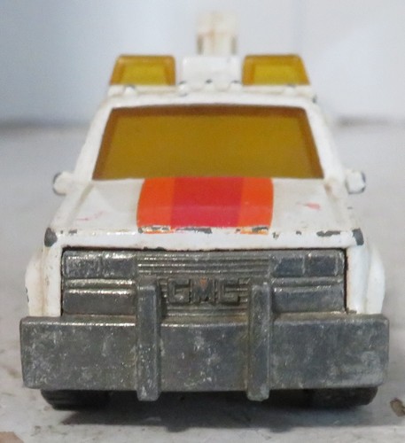 MATCHBOX SUPERFAST 1987 GMC WRECKER FRANK'S TOW TRUCK Used Towing Toy - Picture 3 of 12