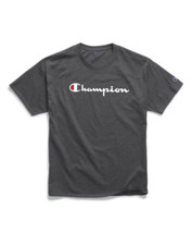 Authentic Champion Men's Jersey Script Logo Short Sleeves T-Shirt GT23H Y06794