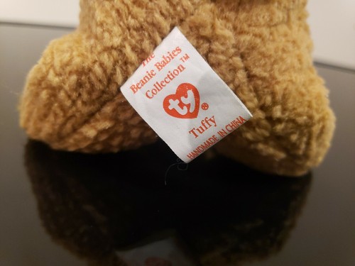 TY Beanie Baby Tuffy El Perro Con Etiqueta Retirado Fecha de nacimiento: 12 de octubre de 1996 - Imagen 6 de 8