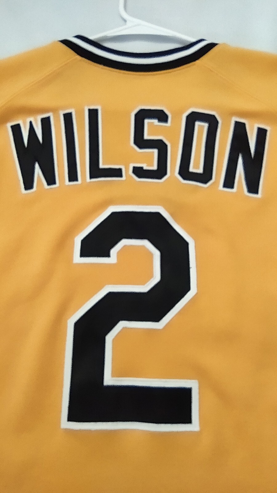 VTG RARE MAJESTIC PITTSBURGH PIRATES 2 JACK WILSON BASEBALL JERSEY