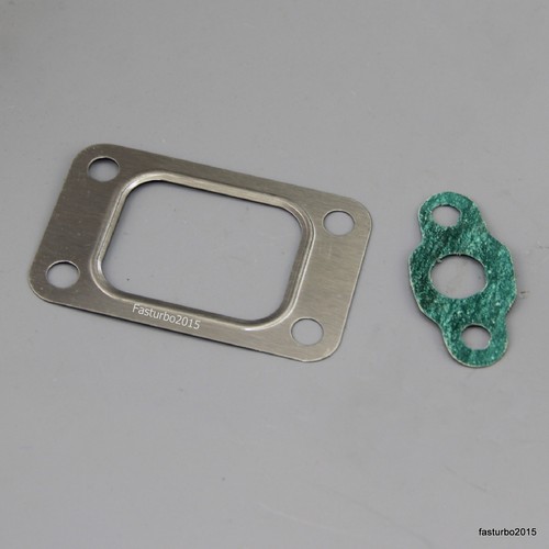 T25 T28 GT25 GT28 GT2871R Turbo Turbine Inlet Intake Oil Gasket Stainless Steel - Picture 3 of 4