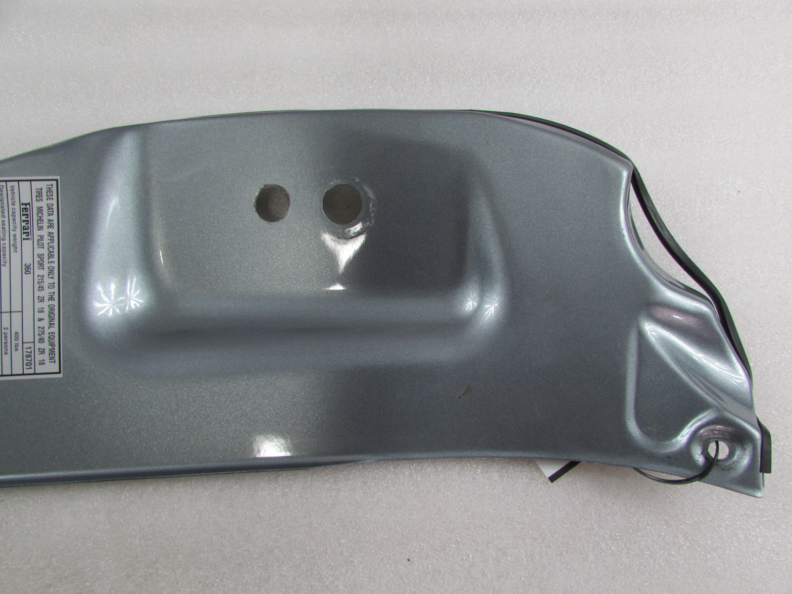 Ferrari 360, RH, Right, Door Jam Metal Trim Panel, P/N 64858811