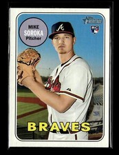 2018 Topps Heritage #657 Mike Soroka RC Atlanta Braves