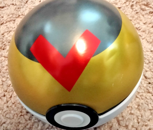 2x Level Ball Pokemon Collectible Tin: Yellow, Red, and Black Pokeball (Empty) - Picture 2 of 5