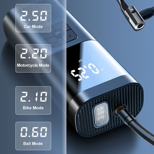 Portable Car Tyre Pump Air Pump For Car Tire Inflator Cordless USB Rechargeable - Picture 4 of 17