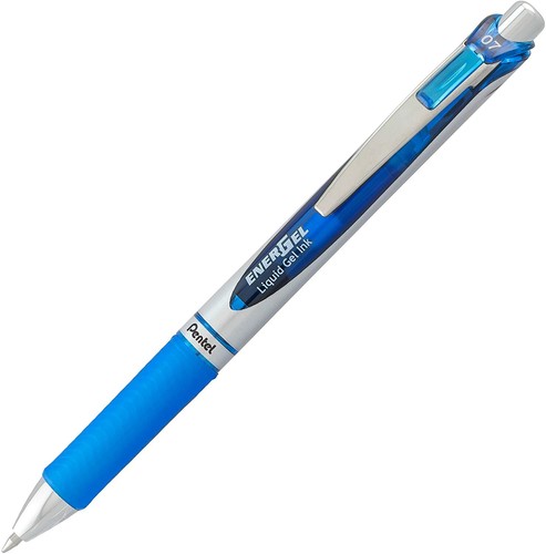  Blau Pentel EnerGel Deluxe RTX 0,7 mm Tintenroller Gel Tintenstifte BL77BP3C - 3er Pack - Bild 2 von 2