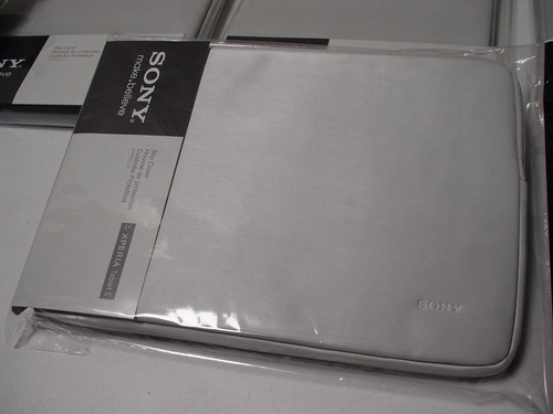Universal original Sony Tablet Schutzhülle Hülle silber top Qualität Tasche - - Bild 9 von 9