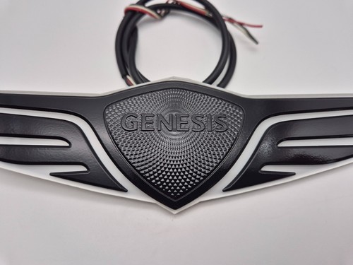 Hood Trunk OEM 3Color New Wing Logo LED Emblem 1PC For 2018~2025+ Genesis G70 - Picture 22 of 40