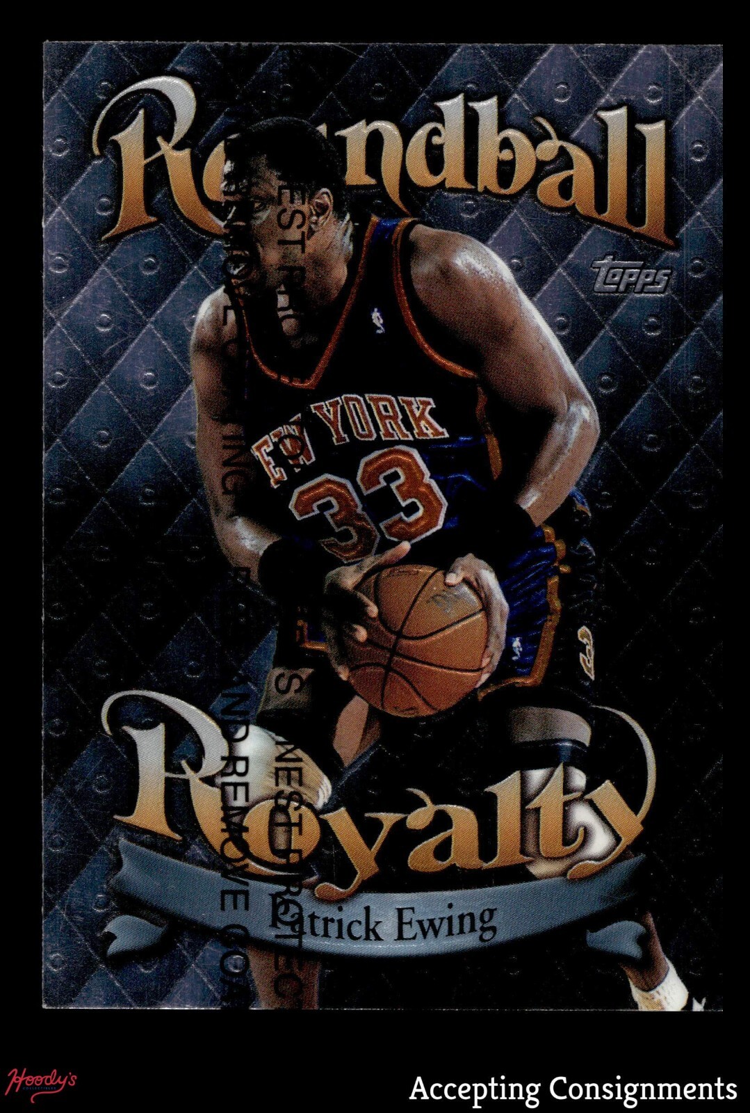 1998-99 Topps Roundball Royalty #R17 Patrick Ewing w/ Protector KNICKS