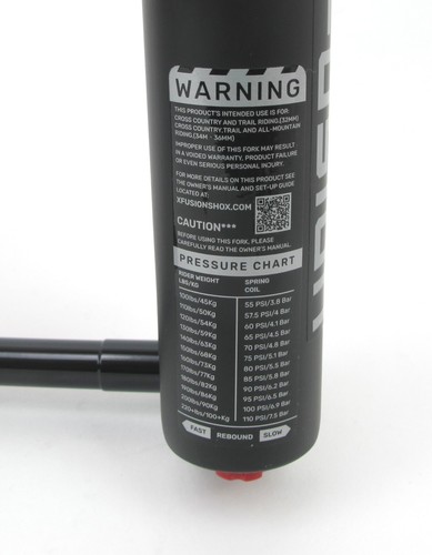 X-Fusion RC32 Fork 29" 130mm Travel Tapered Boost 15x110 MTB $430 MSRP - Picture 8 of 13