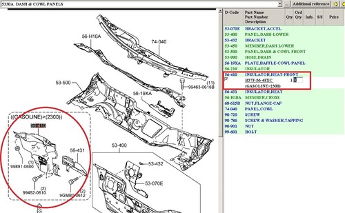MAZDA 3 MPS BK BL TURBO FRONT HEAT SHIELD INSULATOR PANEL COVER GENUINE - Picture 5 of 5