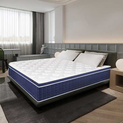 10"12"14" Twin Full Queen King Size Mattress in a Box Hybrid Spring Memory Foam - Picture 6 of 32