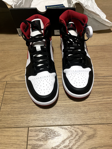 nike air jordan 1 mid gym red black white uk 11 - Picture 6 of 6