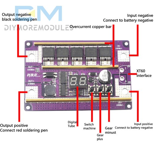 Tablero de control automático de máquina soldadora por puntos 12V hágalo usted mismo para soldadura de batería 18650 - Imagen 11 de 18