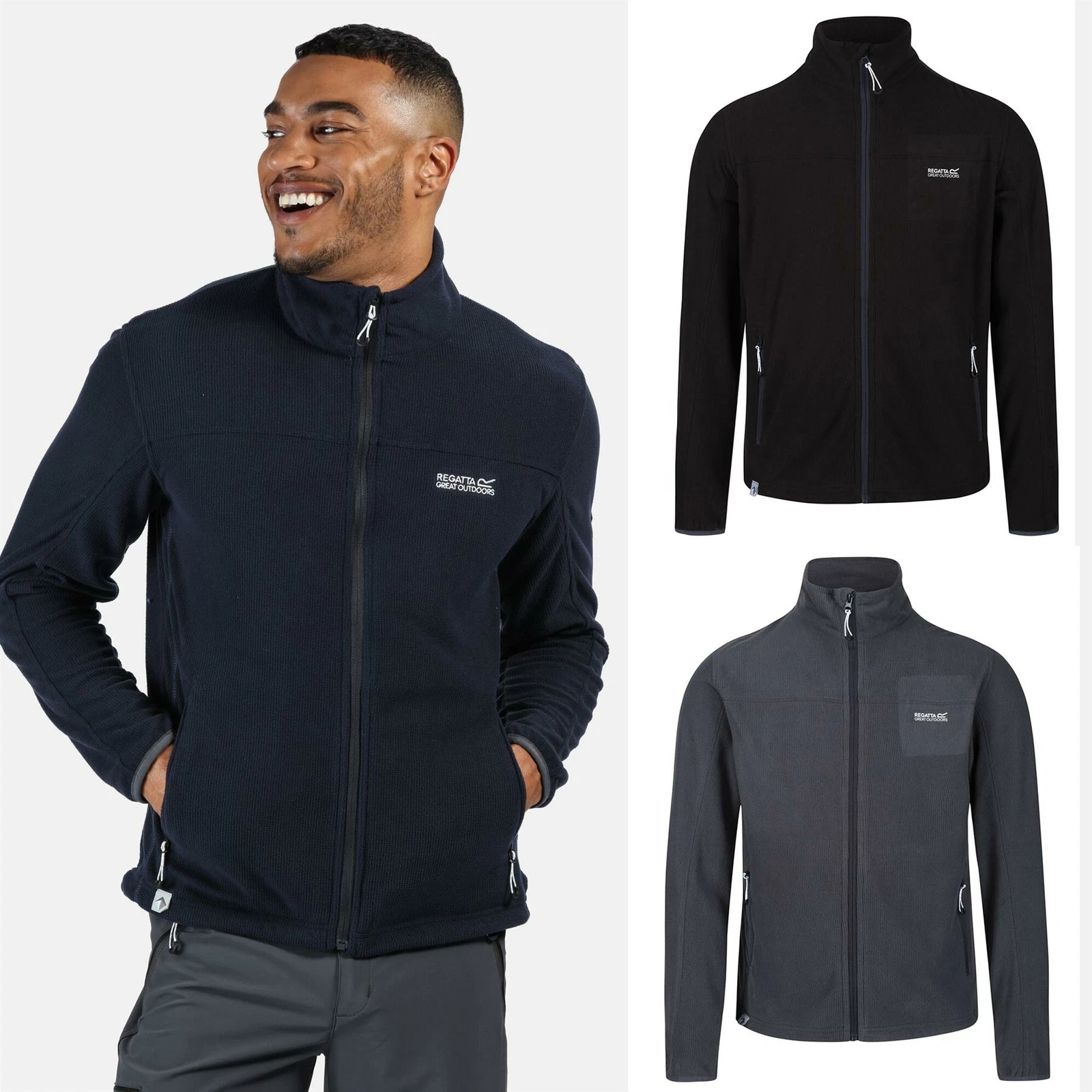 Regatta Mens Stanner Full Zip Lightweight Fleece Jacket Zipped Pockets
Opens in a new window or tab