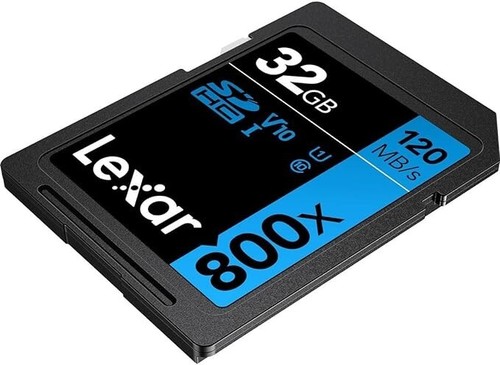 Lexar High-Performance 800x 32GB SDHC UHS-I Memory Card (2-Pack) - Picture 2 of 4