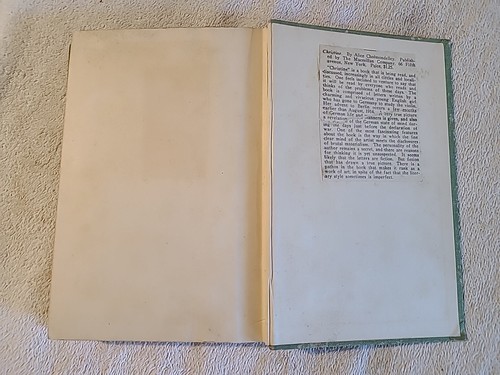 Christine by Alice Cholmondeley 1917 Hardcover - Letters From Germany In 1914 - Picture 11 of 13