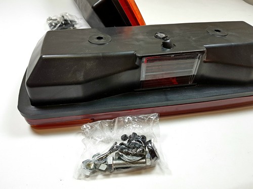 2x MAN Rear Truck Tail Lights Lamps fit Truck Lorry Van Chassis Caravan Trailer - Picture 2 of 5
