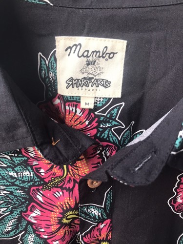 Mambo Smart Arts Loud Style Shirt Hibiscus Size Medium - Picture 2 of 10