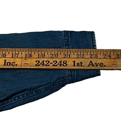 Karl Kani Shirt Men XL Blue Denim Shacket Y2K Baggy Jacket Vintage B&T Logo Surf - Picture 13 of 14