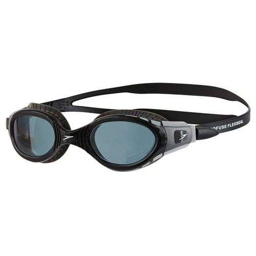 Gafas de natación Speedo Futura BioFUSE flexiseal-Lentes de humo-Negro |  eBay