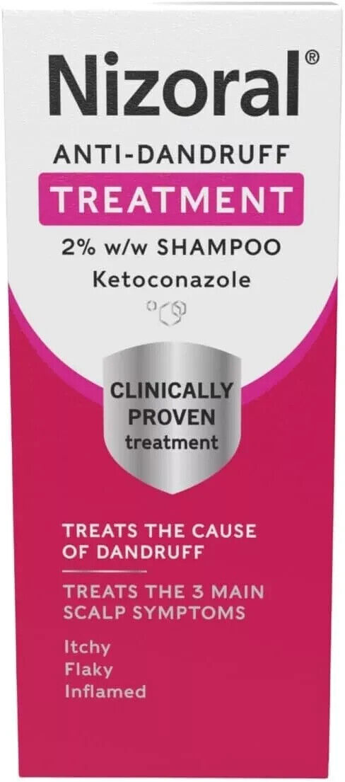 Anti dandruff Shampoo Treats and Prevents Dandruff 60 ml UK (Niz)