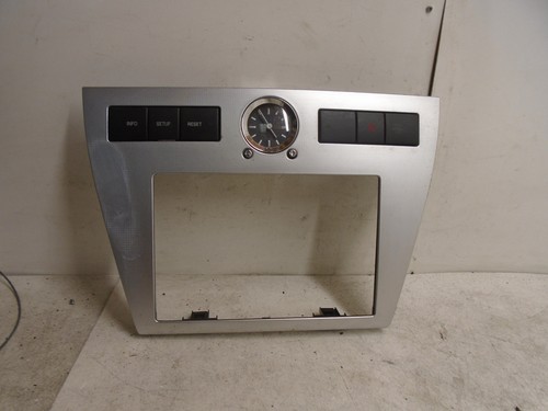 2006 2007 2008 2009 Mercury Milan Silver Radio Dash Trim Bezel With Clock OEM - Bild 1 von 12