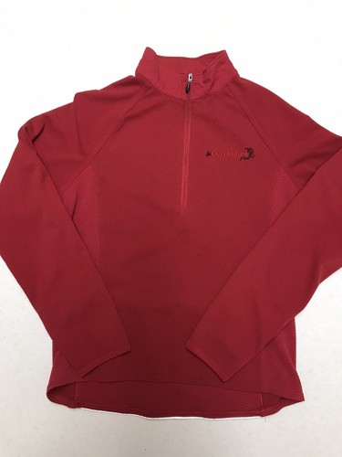 Cannondale Brand Cycling Athletic Half-Zip / 1/4 Zip Pullover Red Women's Medium - Picture 1 of 9