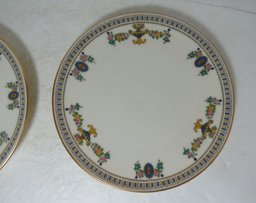 Two Sets of Lenox "The Colonial" Bouillon-Soup Bowls & Saucers - Picture 3 of 13