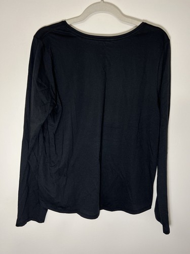 NWT SO Girls Long Sleeve Shirts Lot Of 2 Size 20 Plus Black Hot Pink Crewneck - Picture 3 of 9