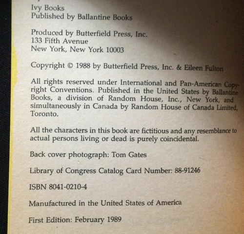 Take One for Murder No. 6: Fatal Flashback by Eileen Fulton (1988 PB) - LIKE NEW - Picture 3 of 5