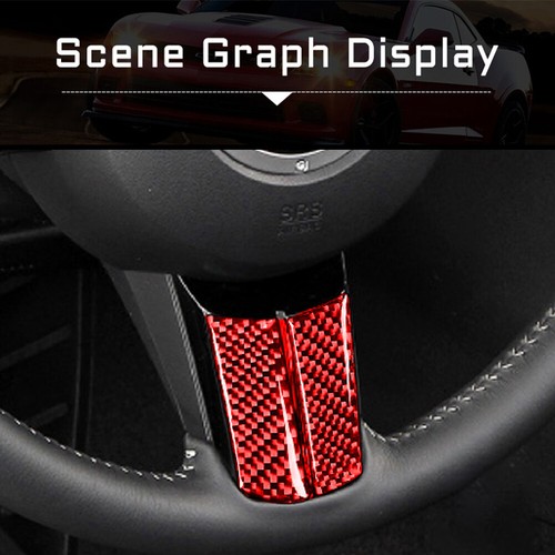 Red Carbon Fiber Interior Steering Wheel Chin Trim For Mazda MX-5 Miata 2009-15 - Picture 7 of 13