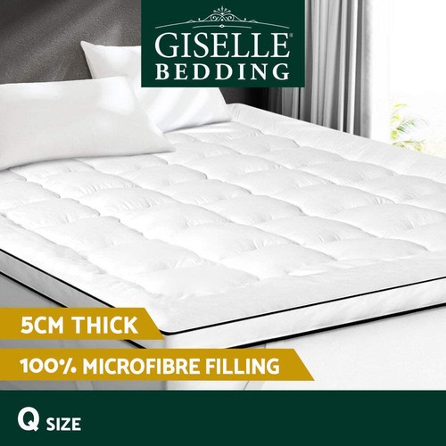 Giselle Bedding Mattress Topper Pillowtop - Queen - Picture 3 of 8