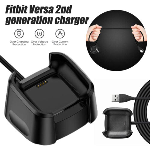 Charger Compatible with Fitbit Versa 2 Replacement Charging Cable Dock Stand - Picture 4 of 15