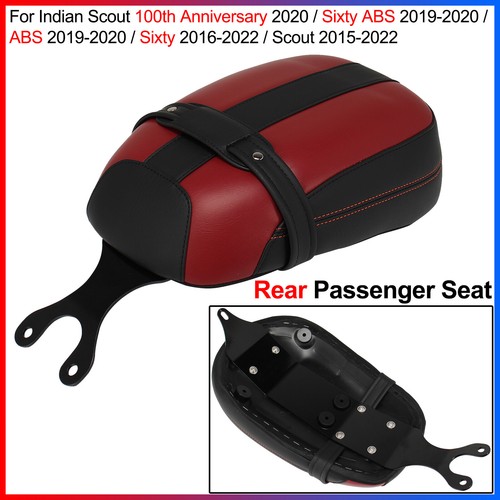 Asiento de pasajero trasero para Indian Scout/Scout Sixty - 1 pieza (cuero sintético, espuma) - Imagen 1 de 11