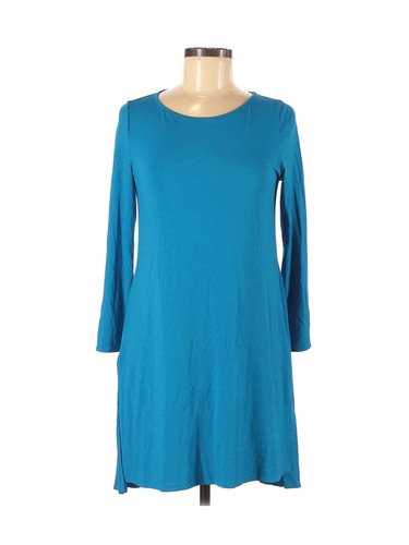 Eileen Fisher Women Green Long Sleeve T-Shirt S