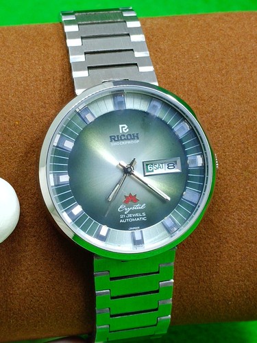 vintage RICOH SHOCKPROOF watch 21 Jewels Day / Date Indicator Automatic - Picture 3 of 22