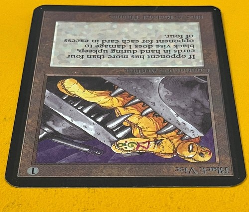 MTG BLACK VISE Alpha (OldManMTG 008-111) - Picture 4 of 12