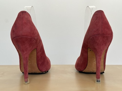 Joan & David Daerina Plum Suede Pumps Women's Size 10 M - Picture 5 of 10