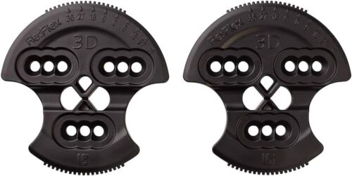 Neu Set Burton Reflex 3 Loch Snowboard Bindung Montagescheiben schwarz 3D