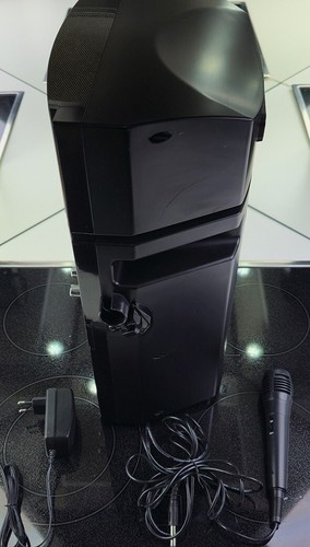 DUAL DK200 CD Graphics Karaoke System Maschine Mikrofon Lautsprecher Box Display - Zdjęcie 8 z 11