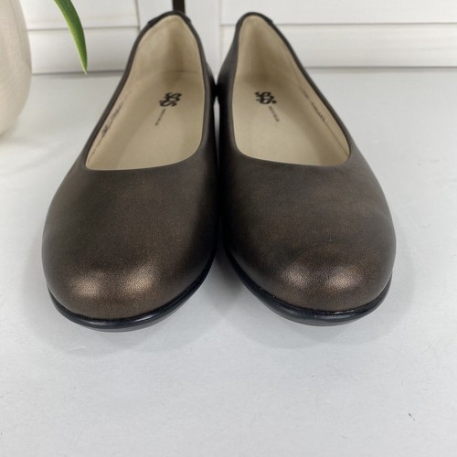 NWOB SAS Scenic Ballet Flat Bronze Metallic Slip On Comfort Shoe Women Size 9.5N - Picture 4 of 9