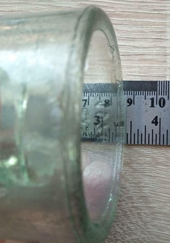 Insulator Glass USSR Green almost White Old CD Vintage rare Soviet emblem 1976 - Bild 9 von 12