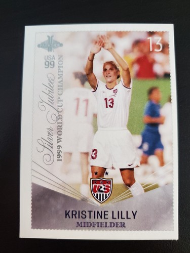 Tarjeta #18 Parkside Silver Jubilee 2024 - Kristine Lilly, campeones de la Copa Mundial 1999 - Imagen 1 de 2