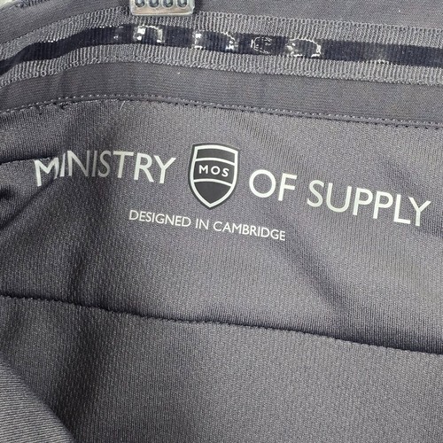 Neu mit Etikett Ministry of Supply Aero graue feuchtigkeitsableitende Herrenhose Größe 34 x 34 - Bild 9 von 12